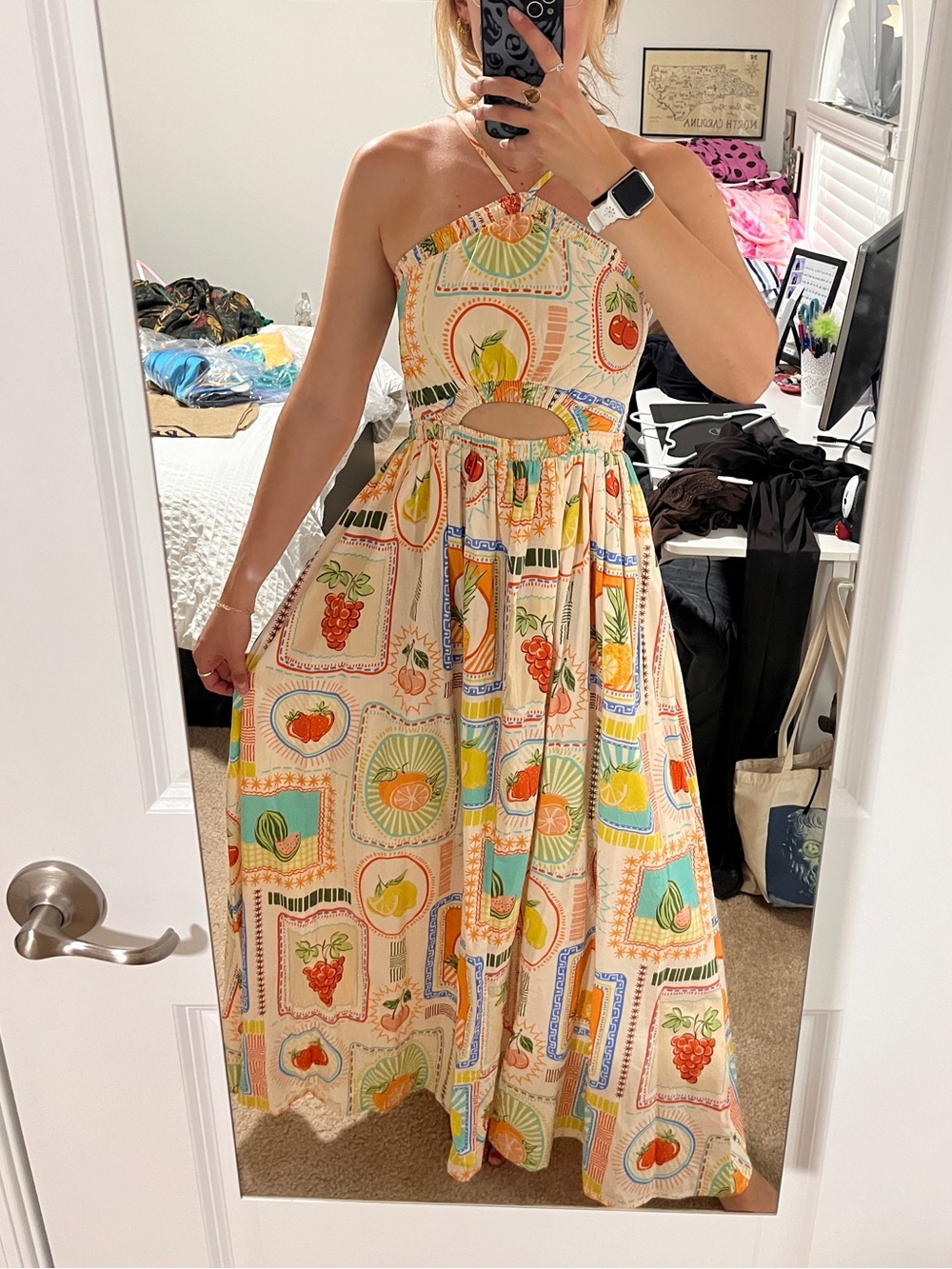 Runaway The Label Fruit-Print Maxi Dress ๐ - Picture 4 of 8